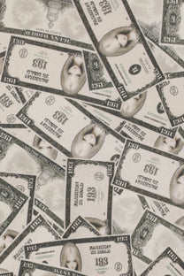 Fake Money Off Shoulder Sweatshirt