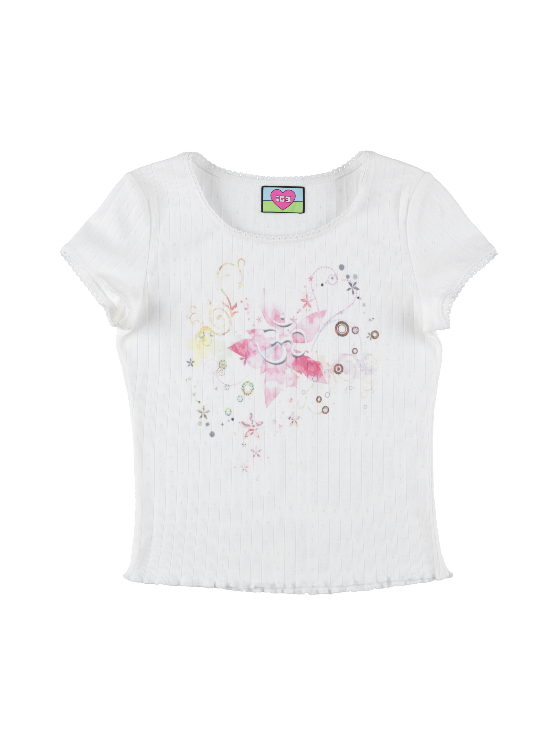 Chakra lace rib top