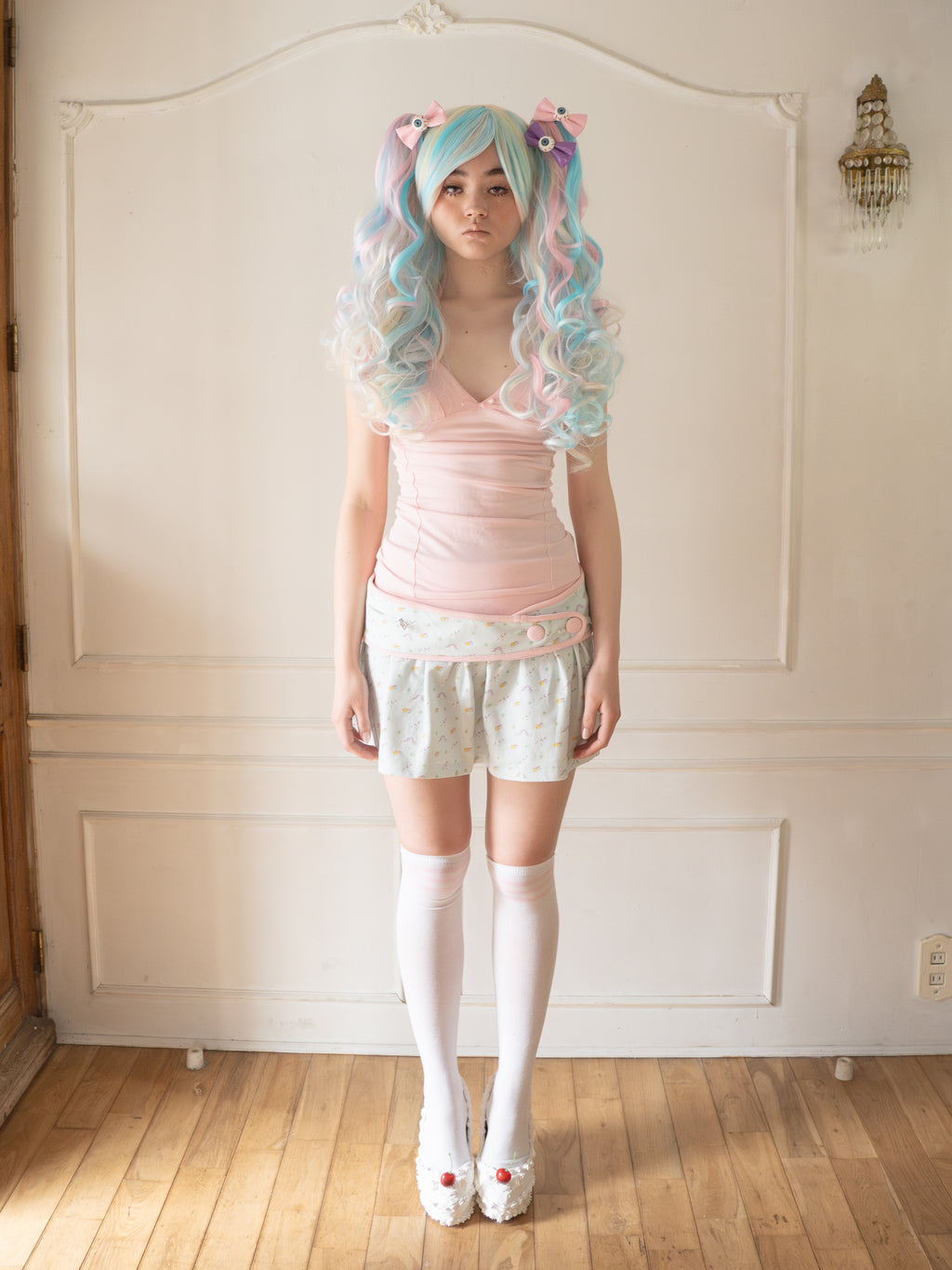 Daydream Belt-Layered Skirt