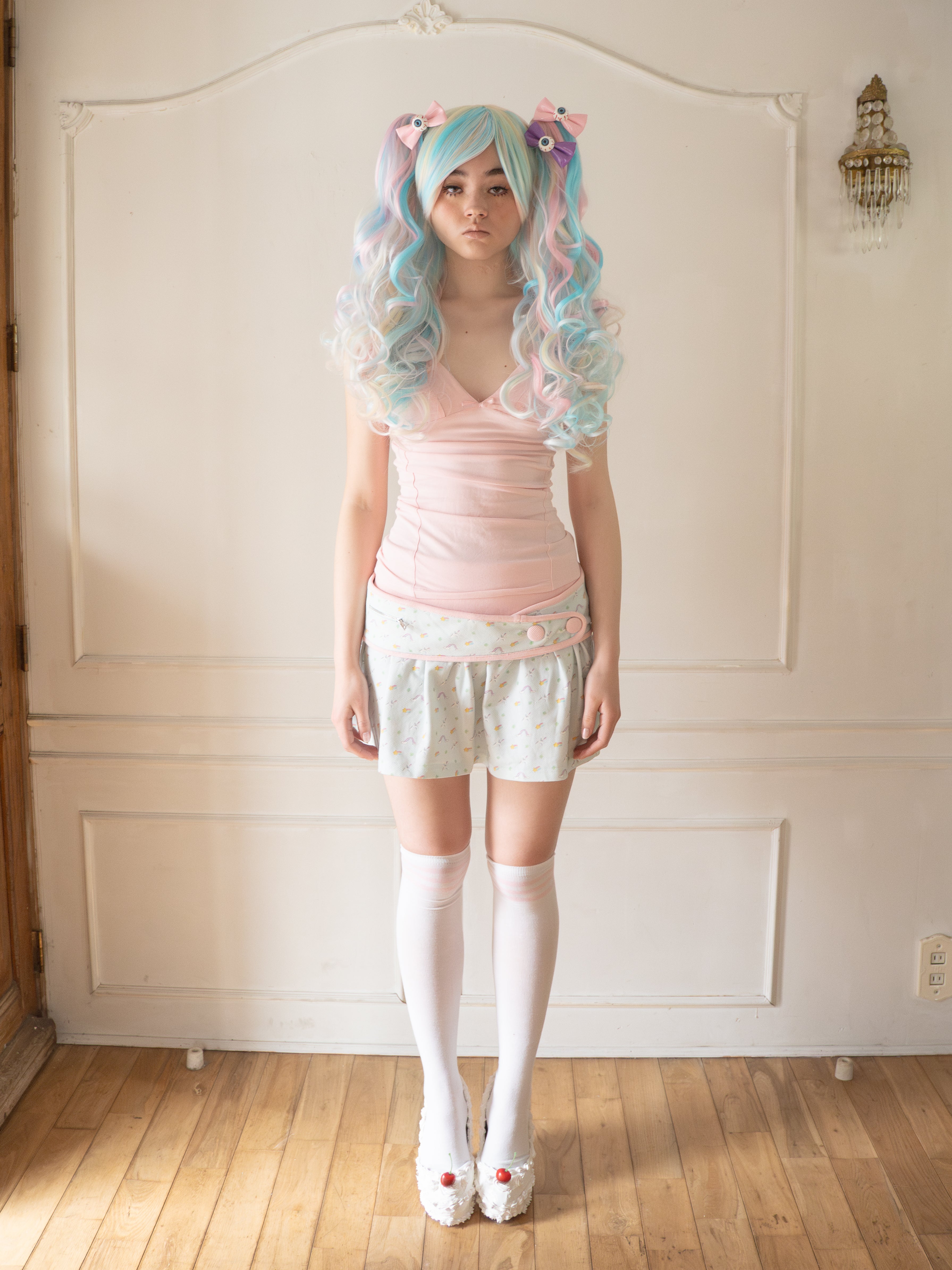 Daydream Belt-Layered Skirt