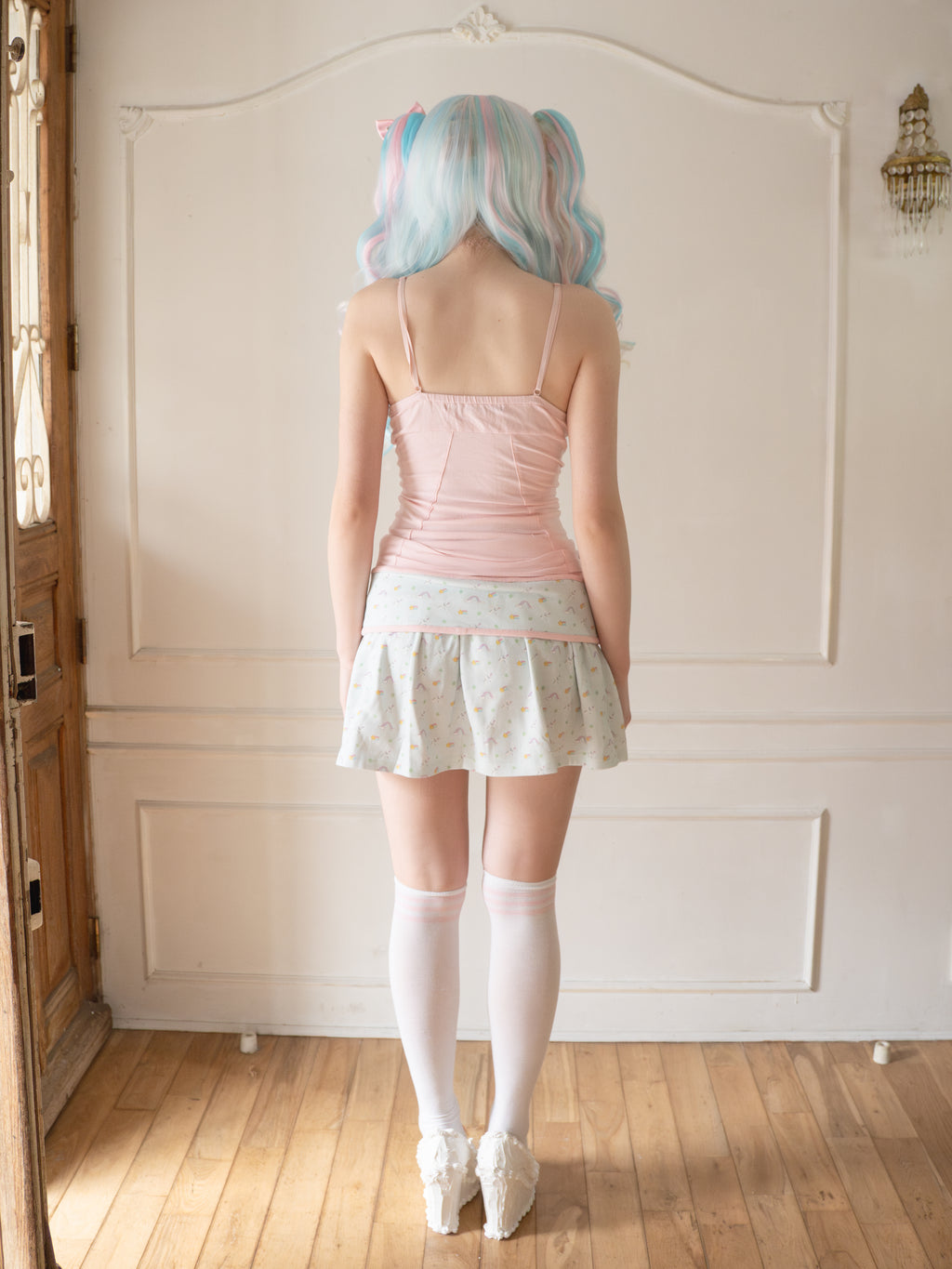 Daydream Belt-Layered Skirt