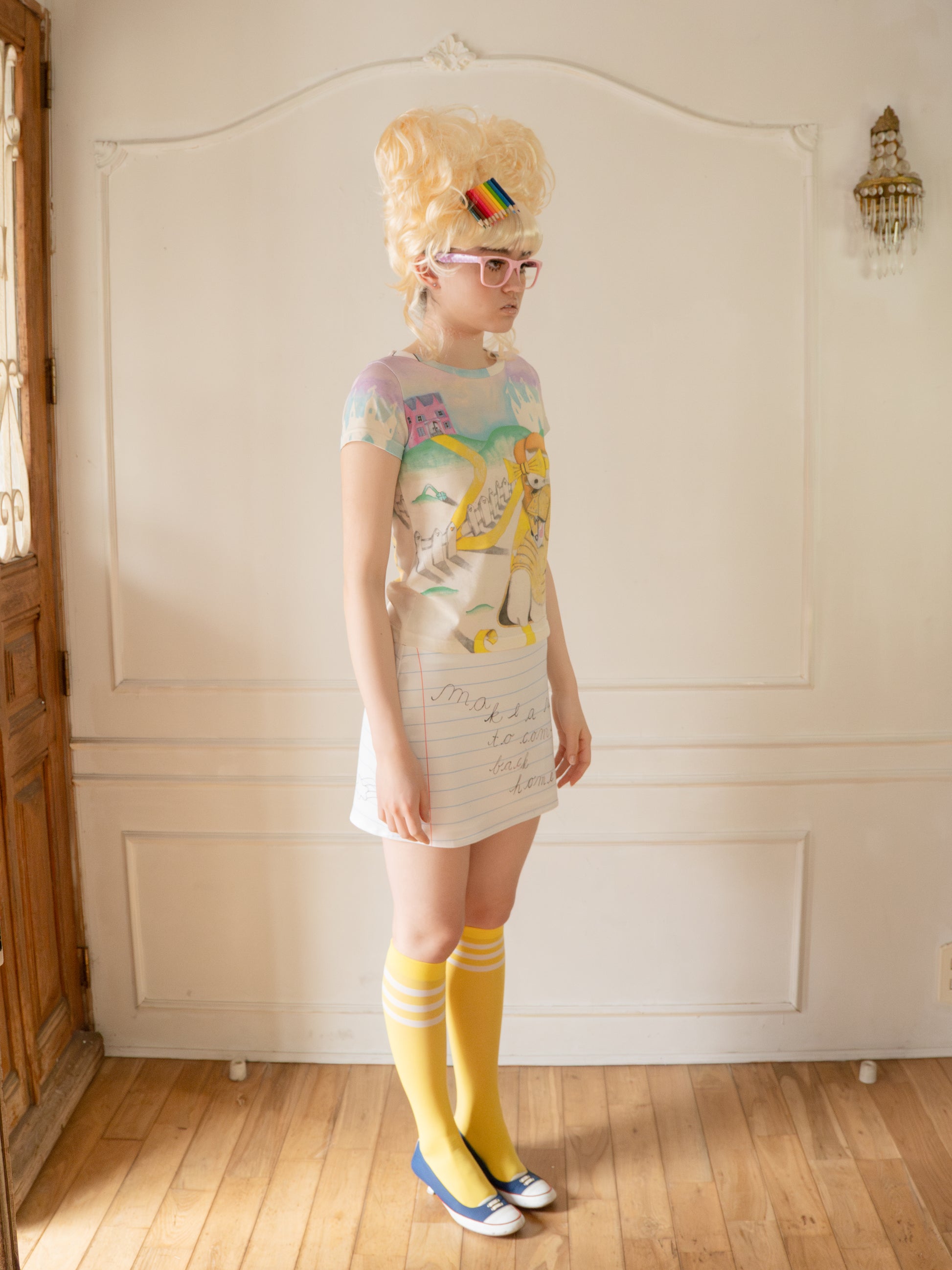 Note mini skirt