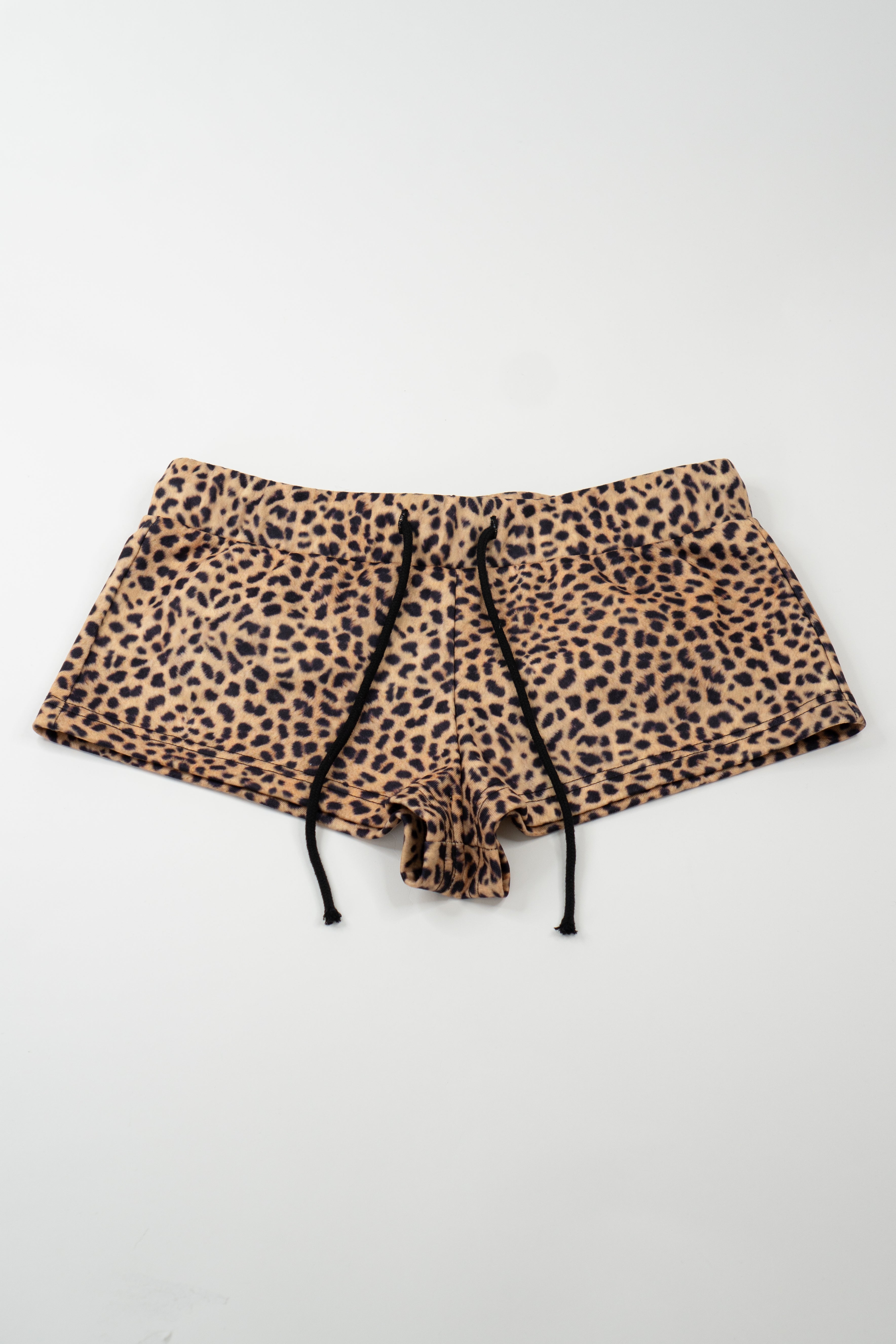 Leopard Ribbon Pocket Shorts