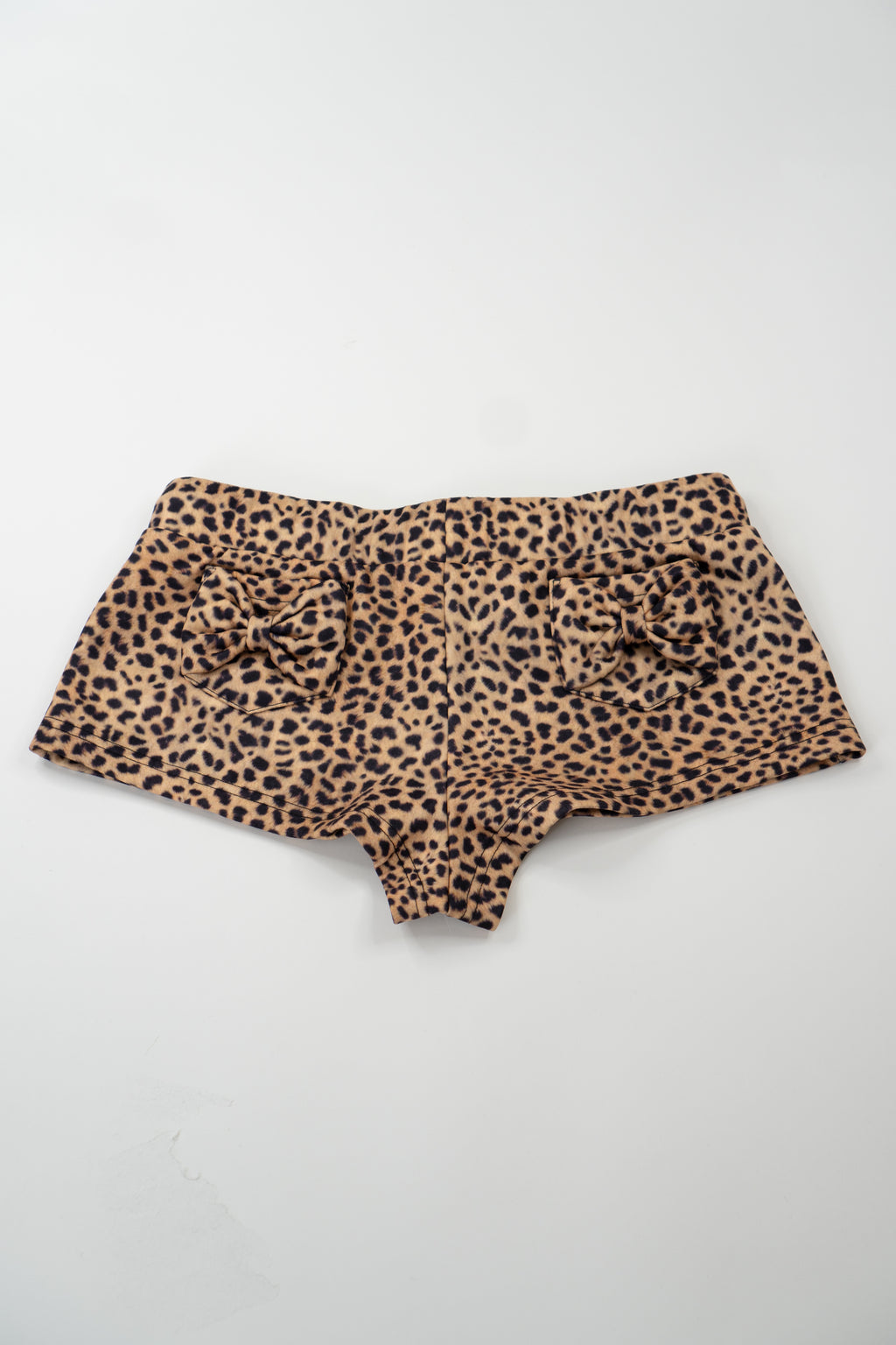Leopard Ribbon Pocket Shorts