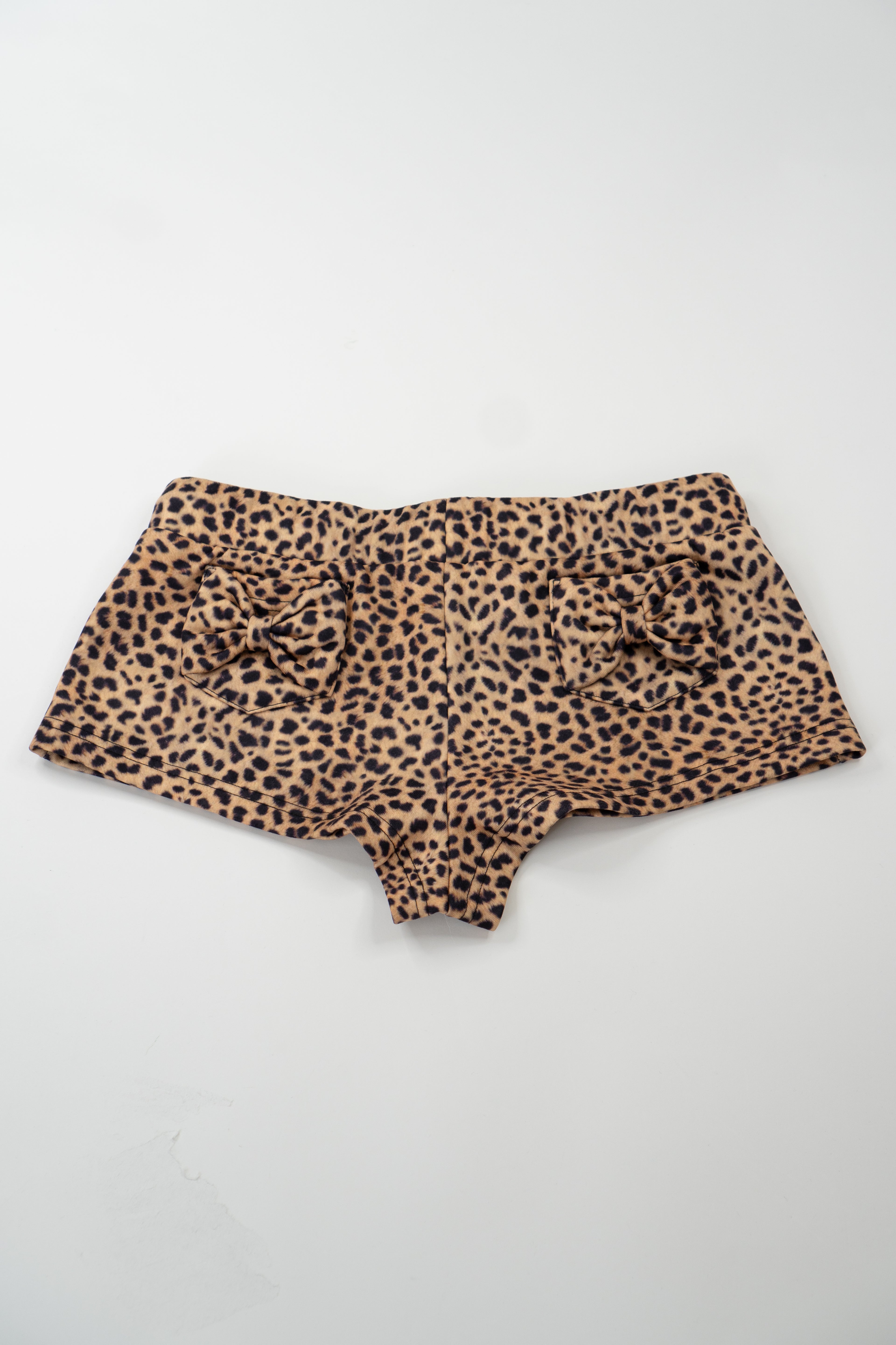Leopard Ribbon Pocket Shorts