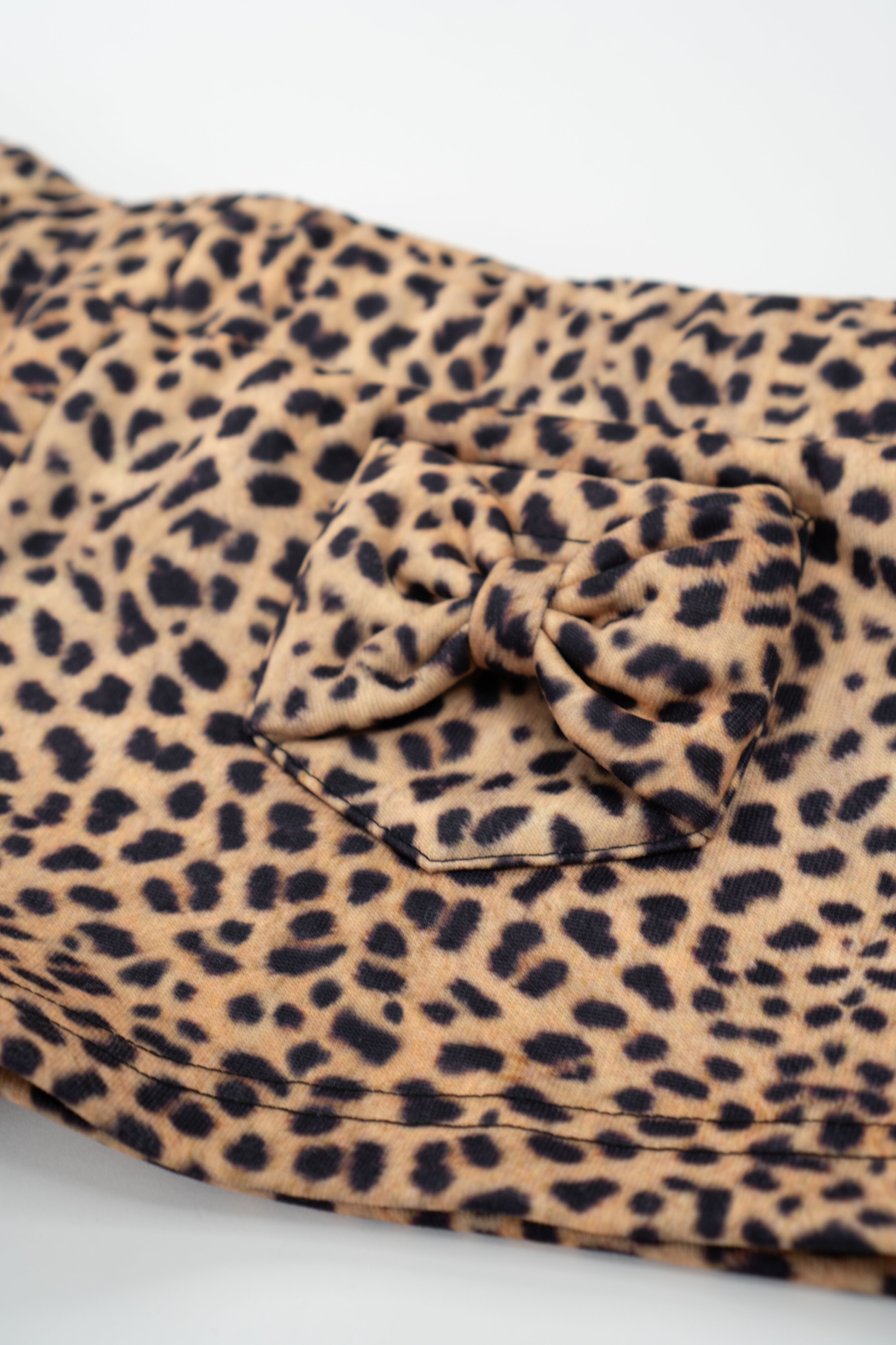 Leopard Ribbon Pocket Shorts