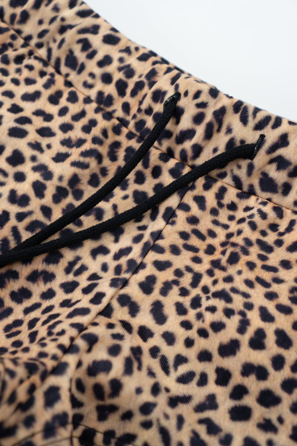 Leopard Ribbon Pocket Shorts