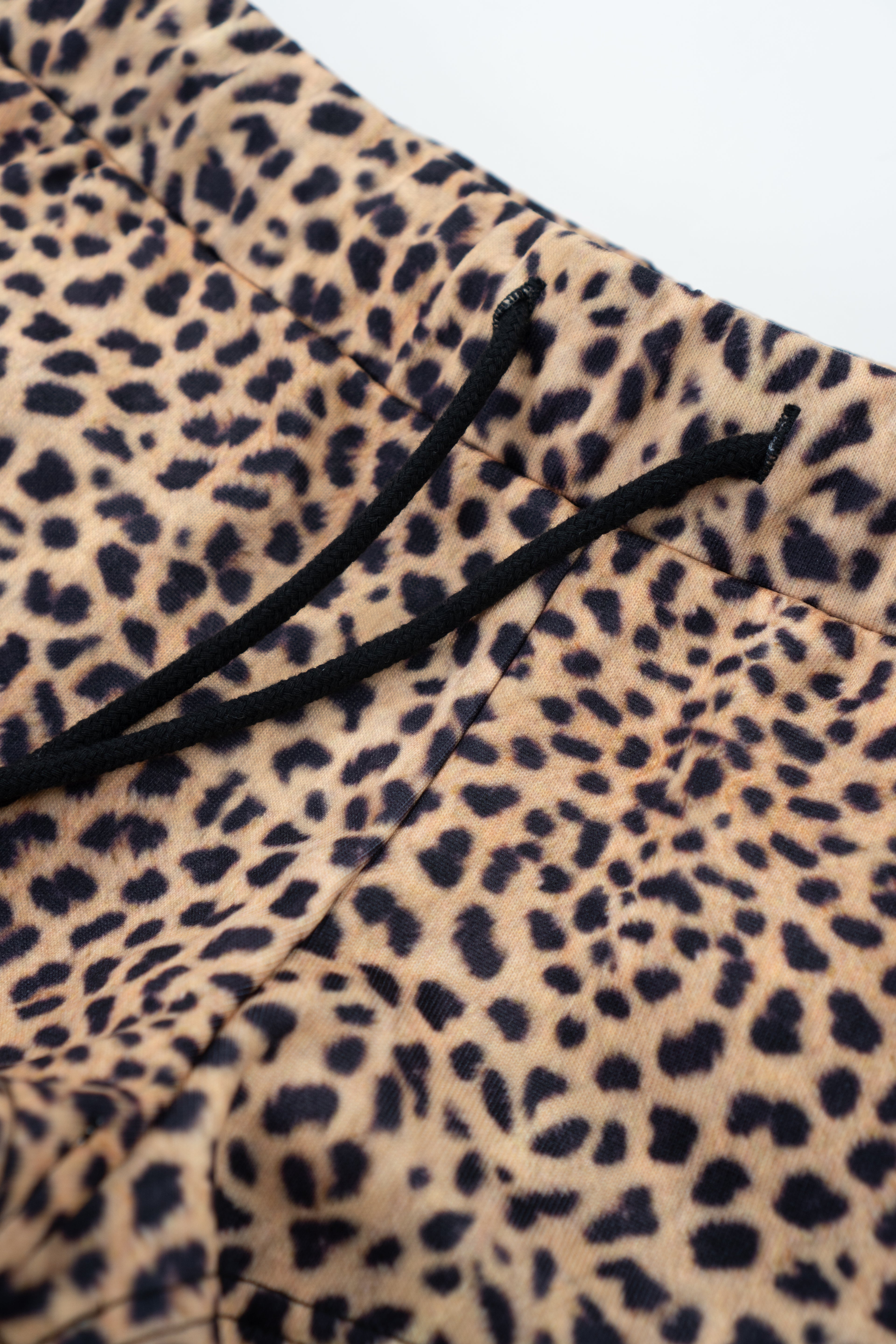 Leopard Ribbon Pocket Shorts