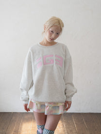 Patch Sweatshirt (Gray)