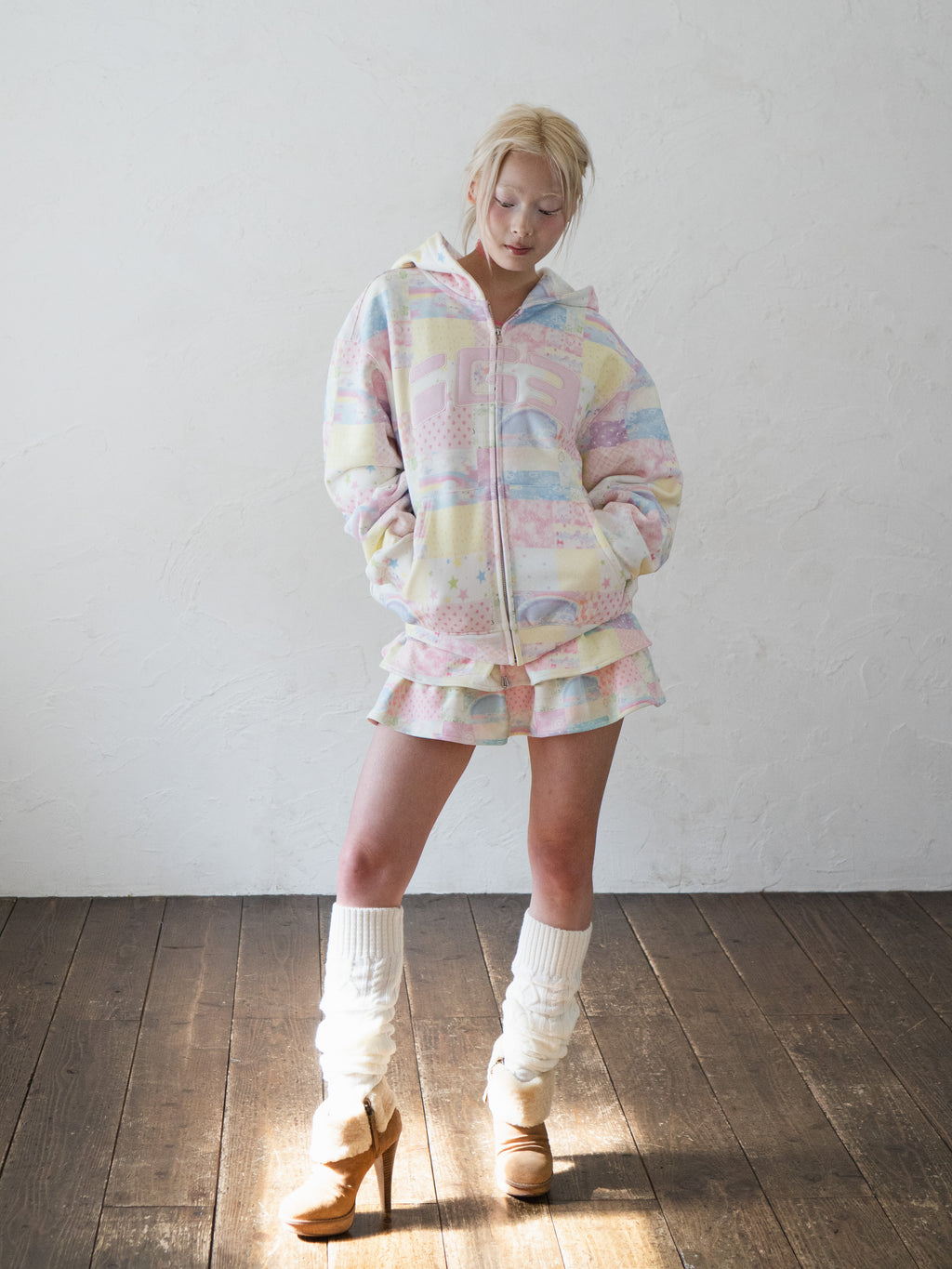 Sugar Patch Zip Hoodie