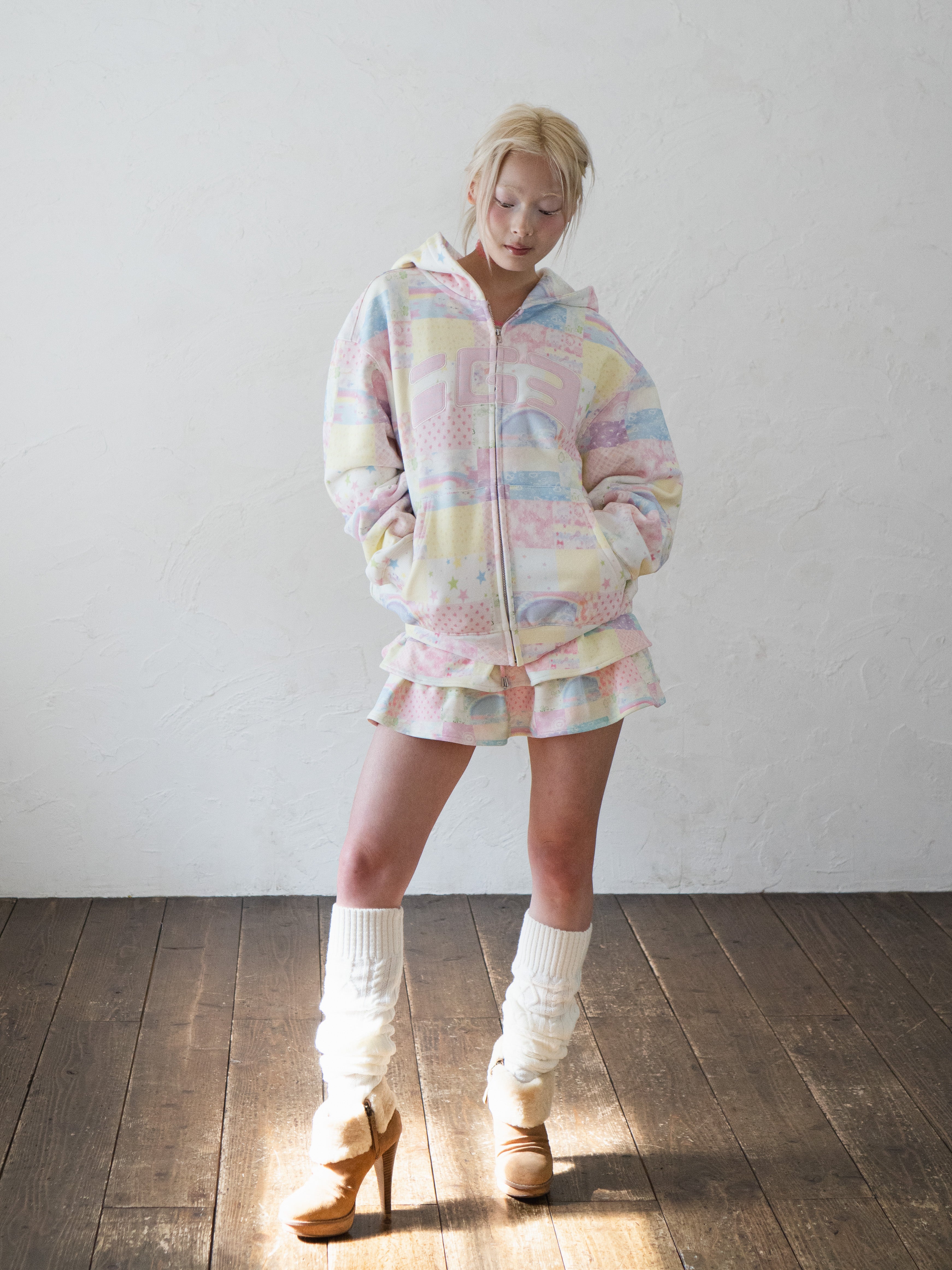 Sugar Patch Zip Hoodie