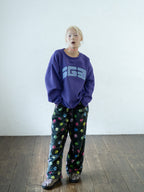 Patch Sweatshirt (Purple)