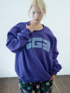 Patch Sweatshirt (Purple)