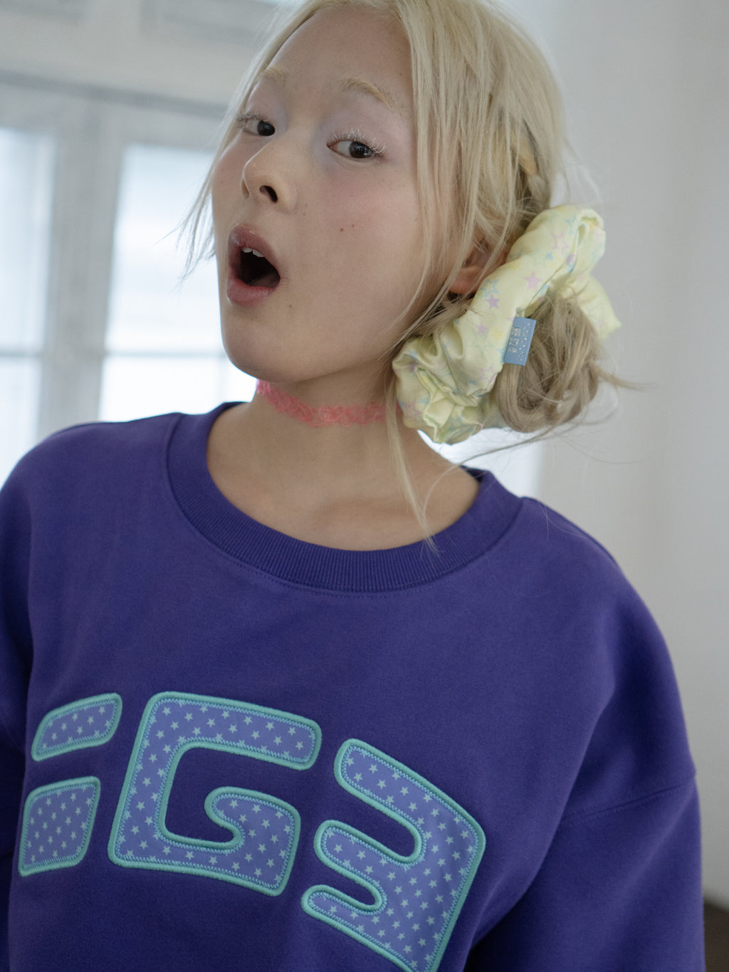 Pillow Scrunchie (Lemon Star)