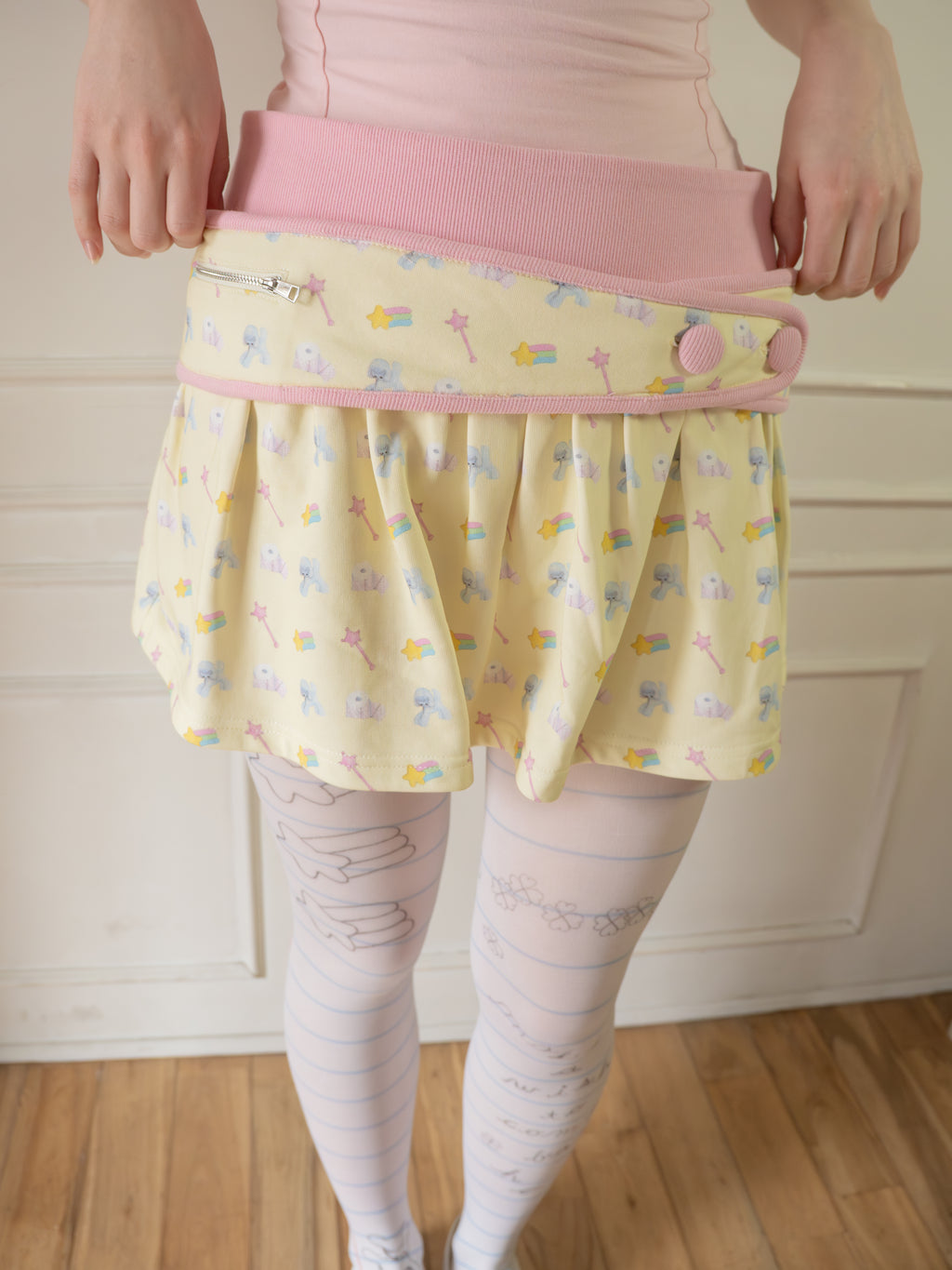 Magical Belt-Layered Skirt