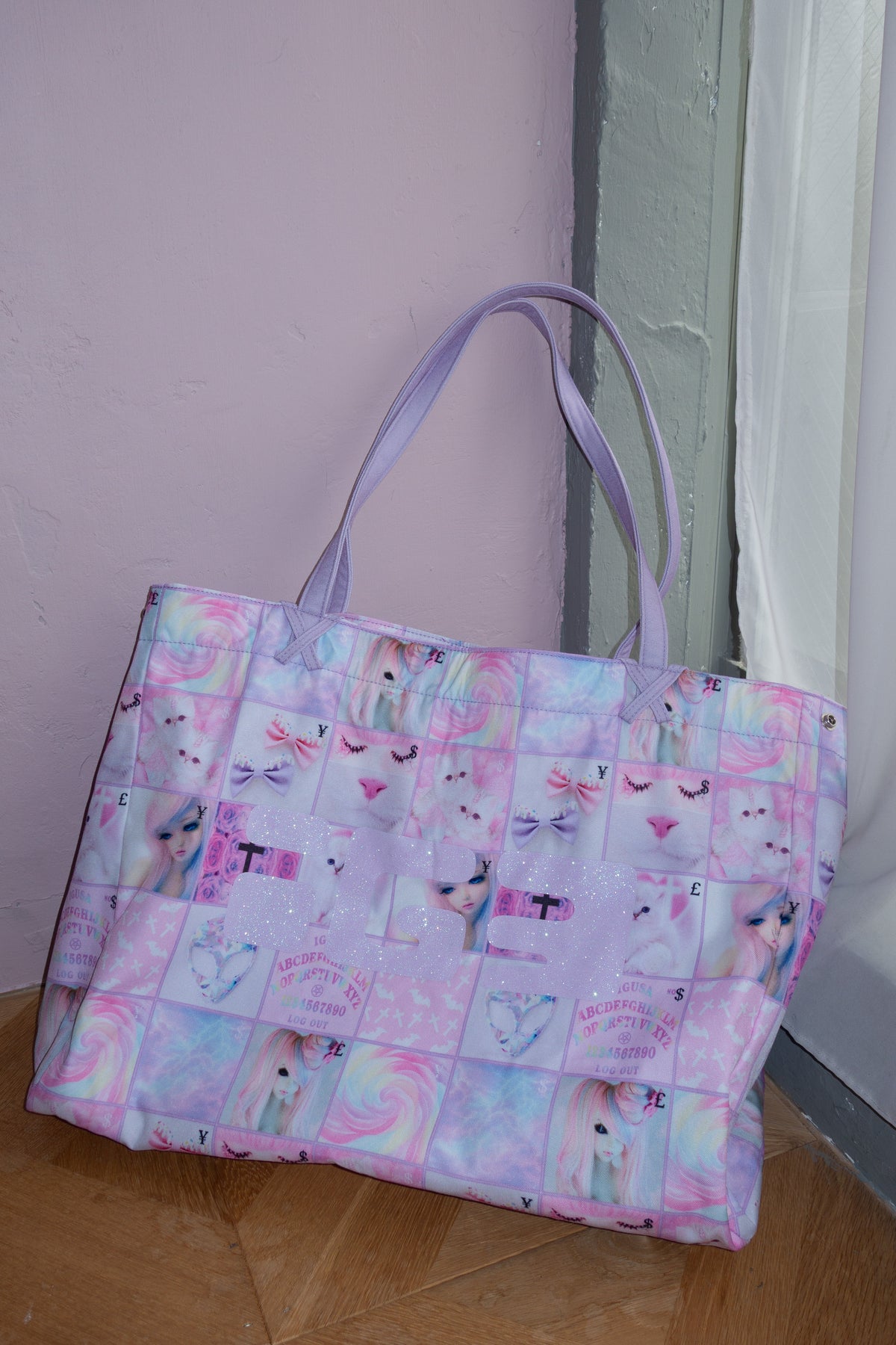 Goth Cat Big Tote Bag