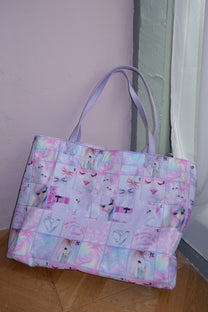 Goth Cat Big Tote Bag