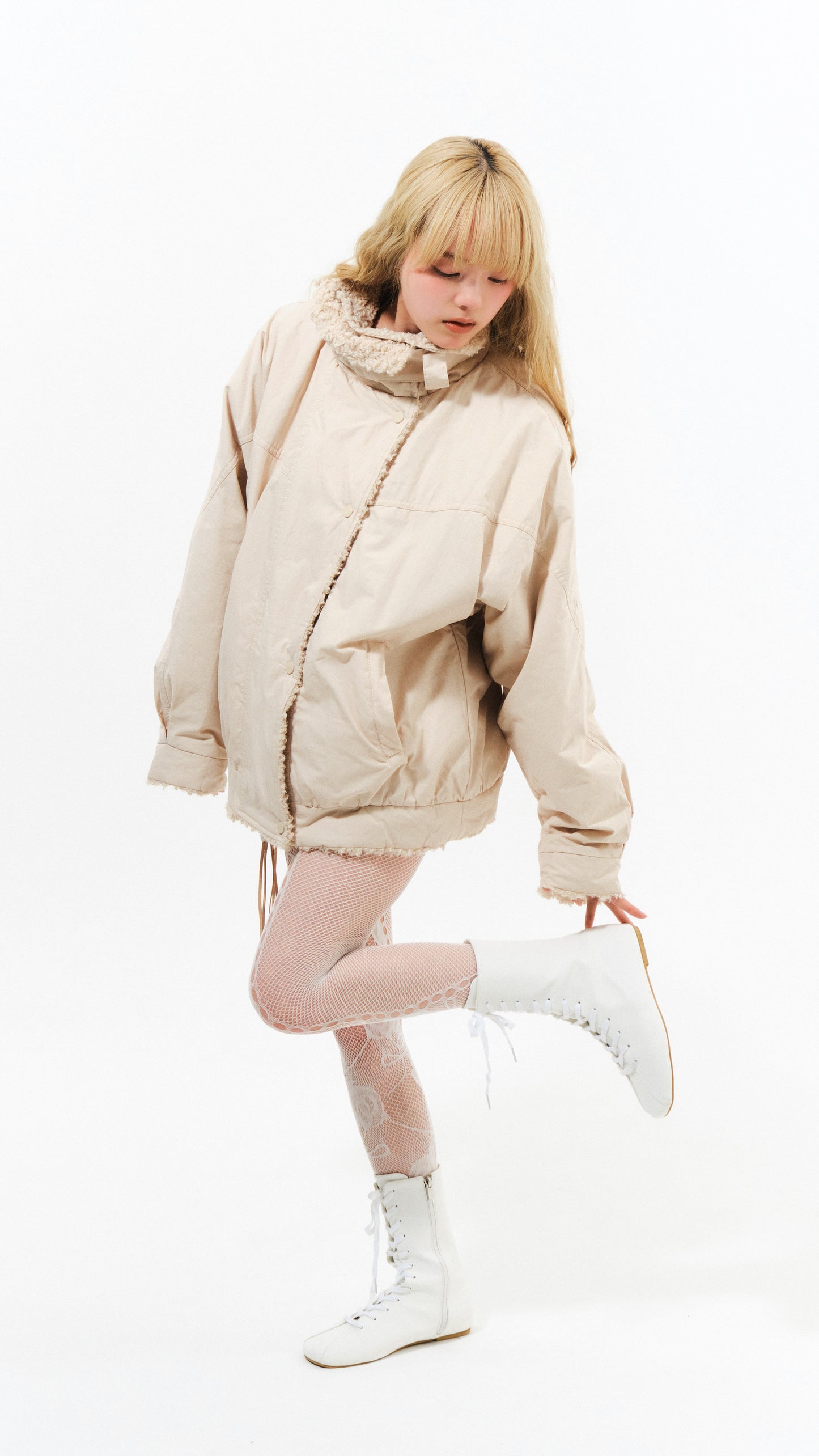 Shearing archive field jacket (cream)