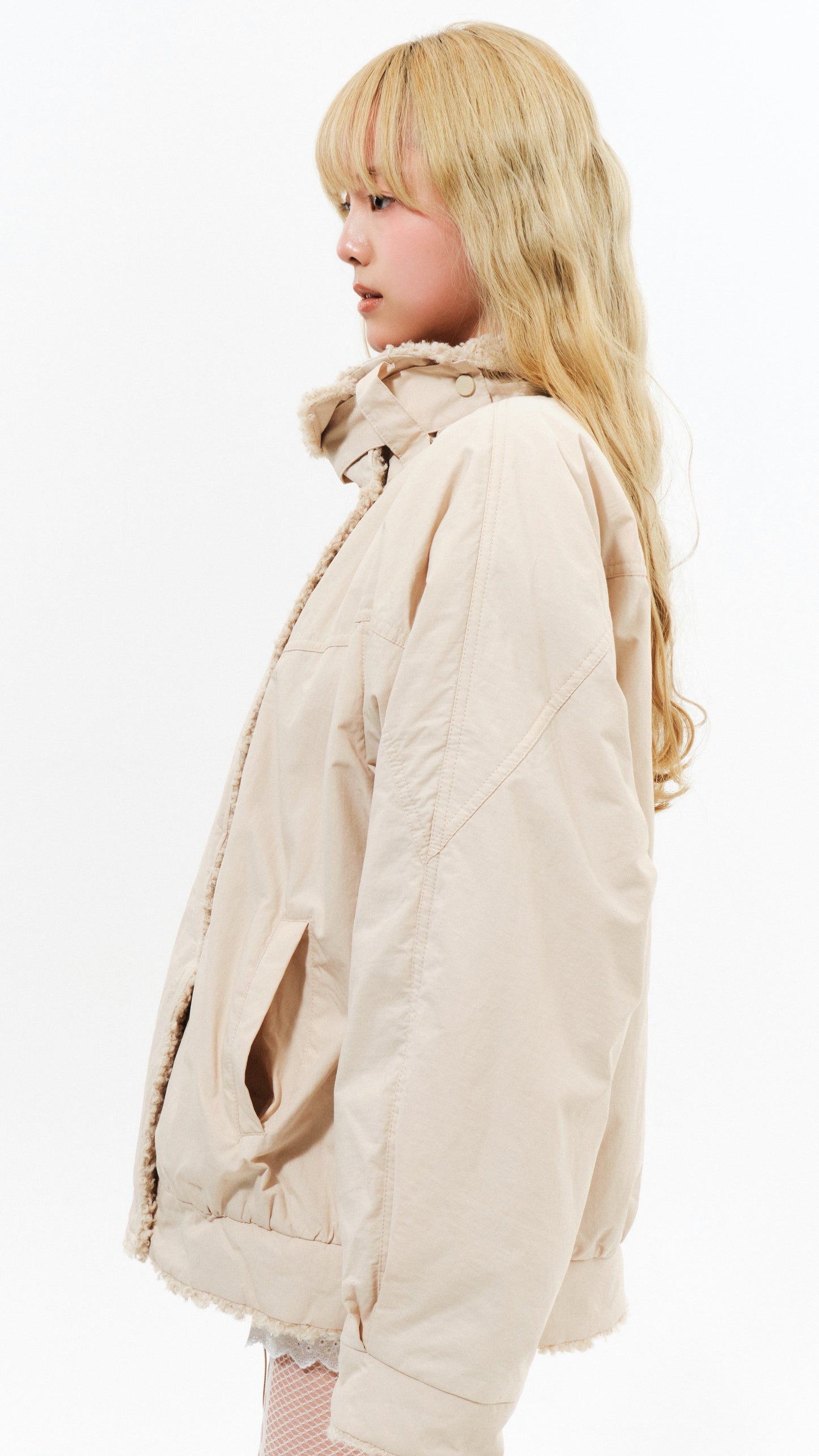 Shearing archive field jacket (cream)