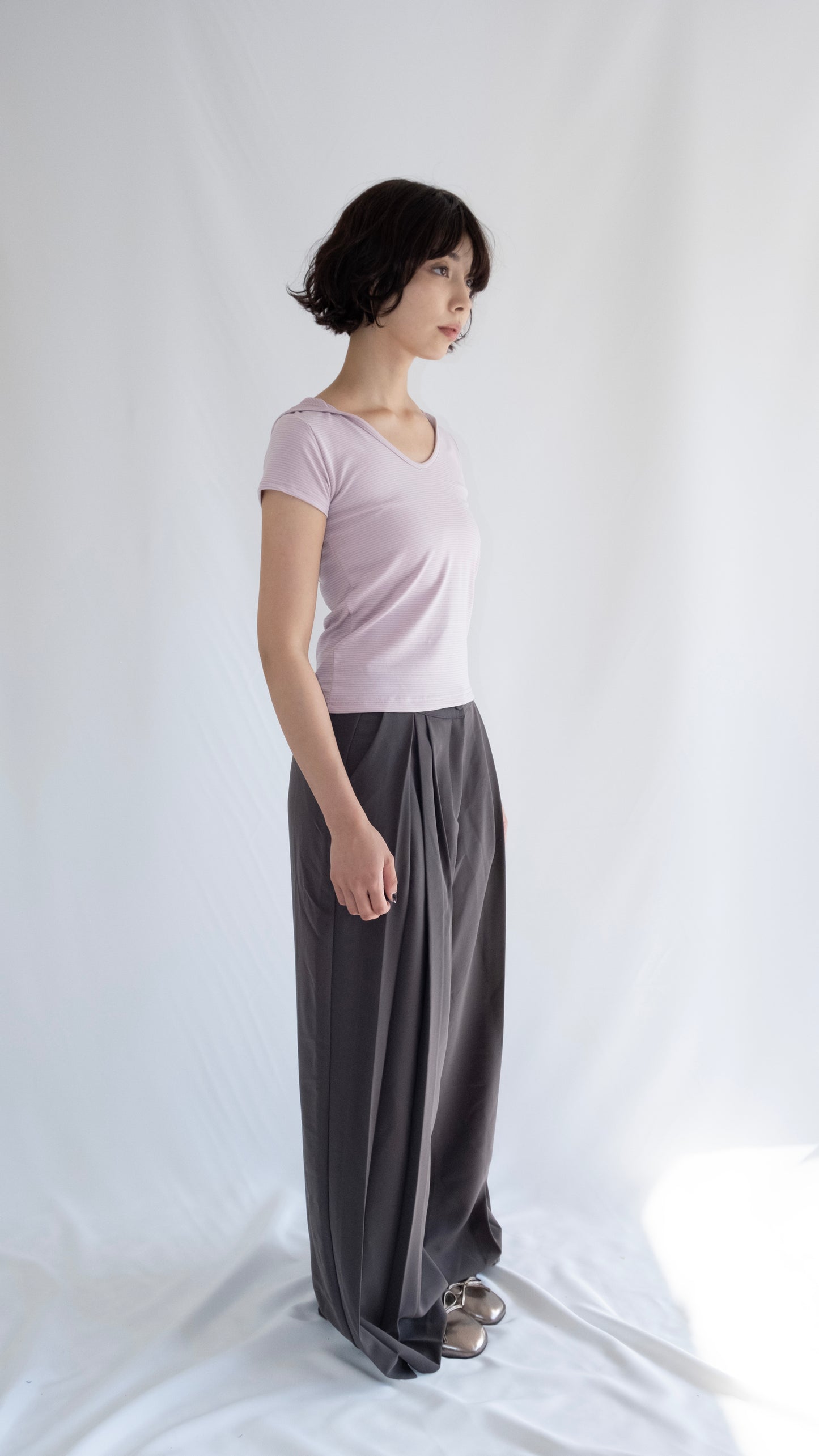 Kimono trousers (gray)