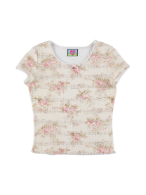 Rococo lace rib top