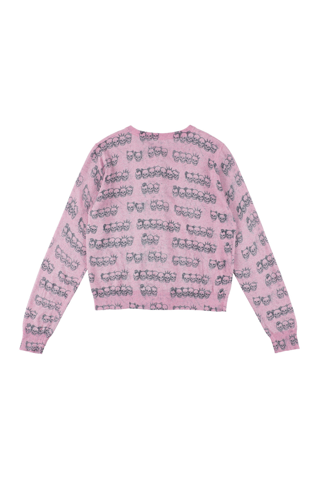 Skull family glitter cardigan