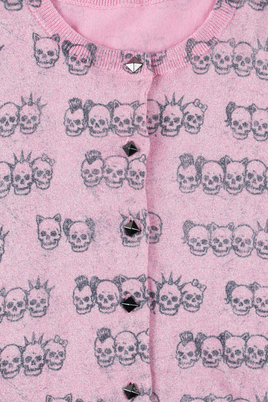 Skull family glitter cardigan