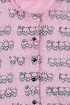 Skull family glitter cardigan