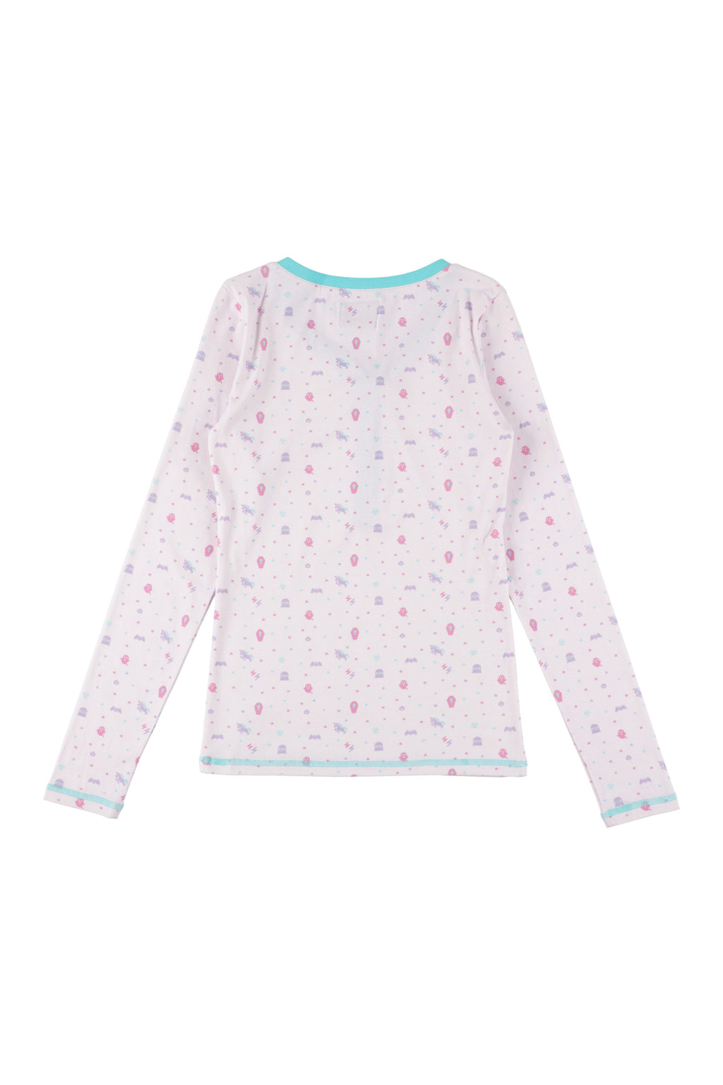 Goth Pixel Henley Top