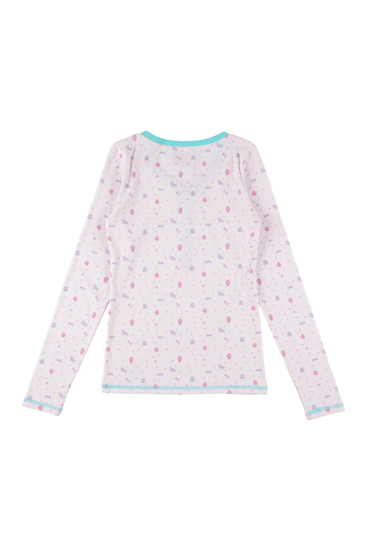 Goth Pixel Henley Top