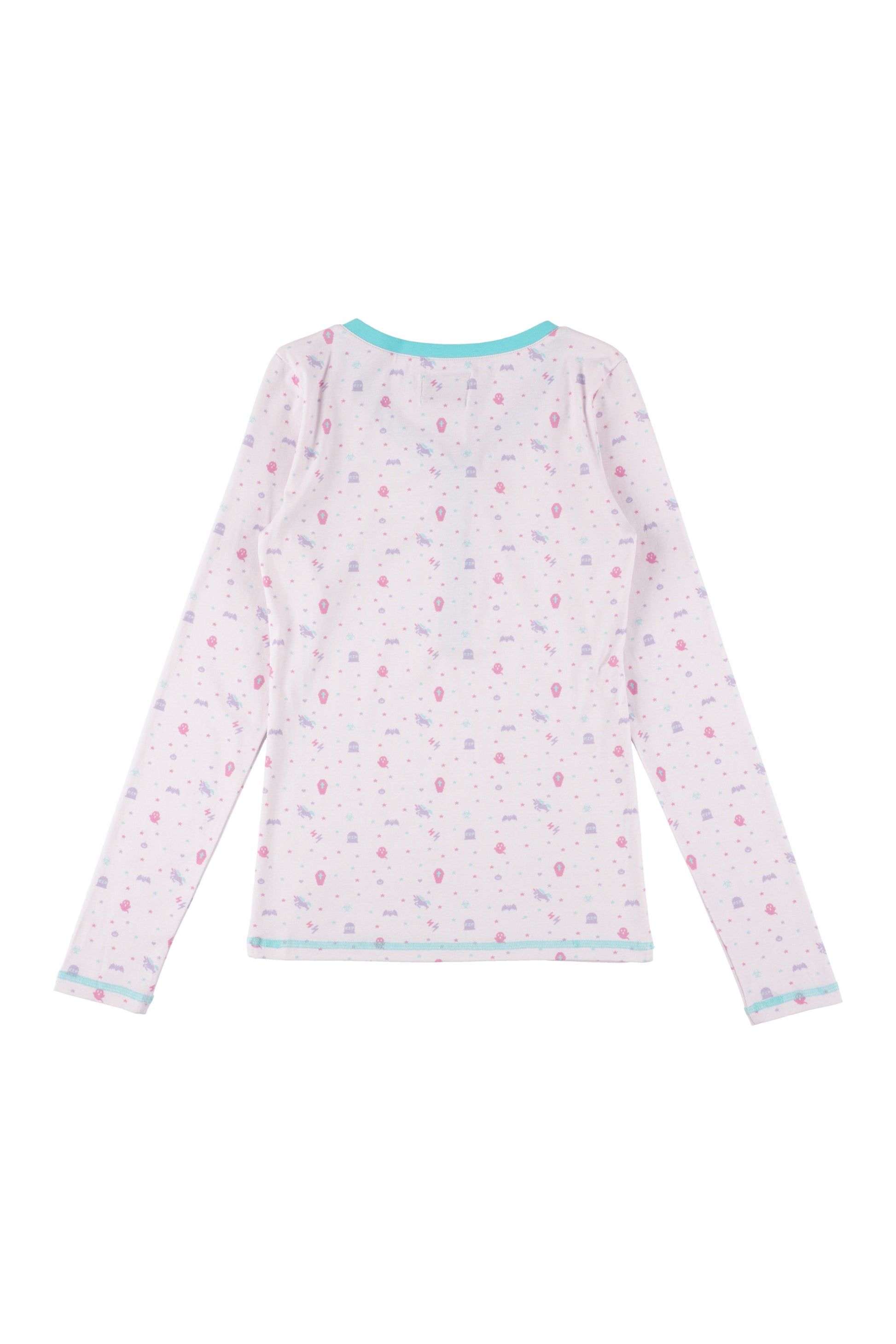 Goth Pixel Henley Top