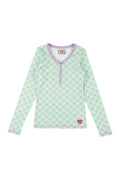 Skull Heart Henley Top