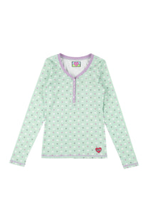 Skull Heart Henley Top