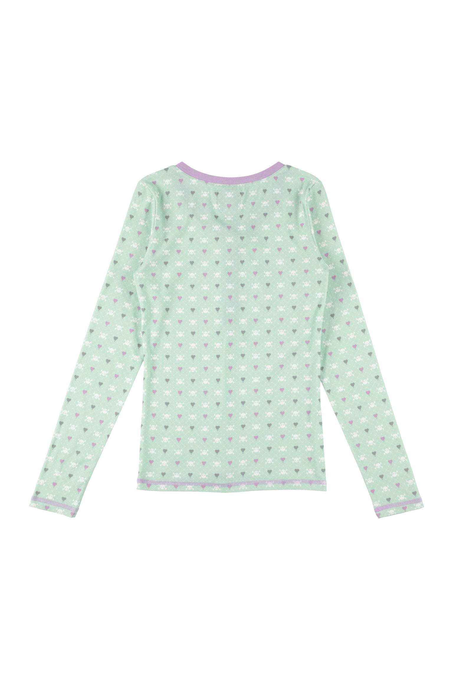 Skull Heart Henley Top