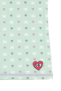 Skull Heart Henley Top