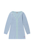 ZIPPER KNIT DRESS LAVENDER