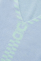 ZIPPER KNIT DRESS LAVENDER
