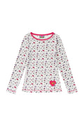 BAD GIRL WAFFLE TOP WHITE