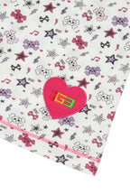 BAD GIRL WAFFLE TOP WHITE