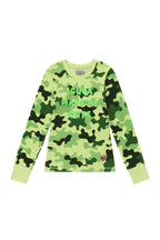 KAWAII CAMO WAFFLE TOP GREEN