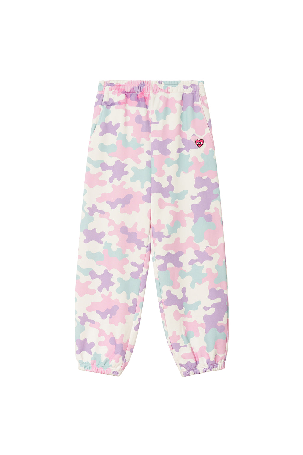 KAWAII CAMO SWEATPANTS PINK