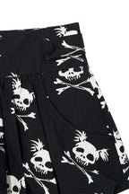 SKULL BALLOON SKIRT