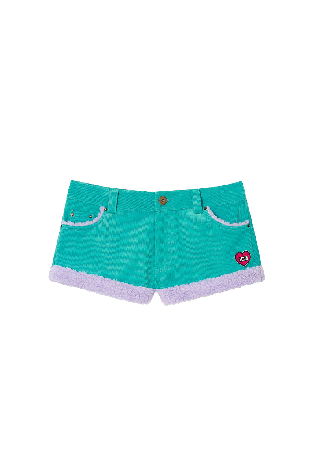 CUTE ASS CORDUROY SHORTS MINT
