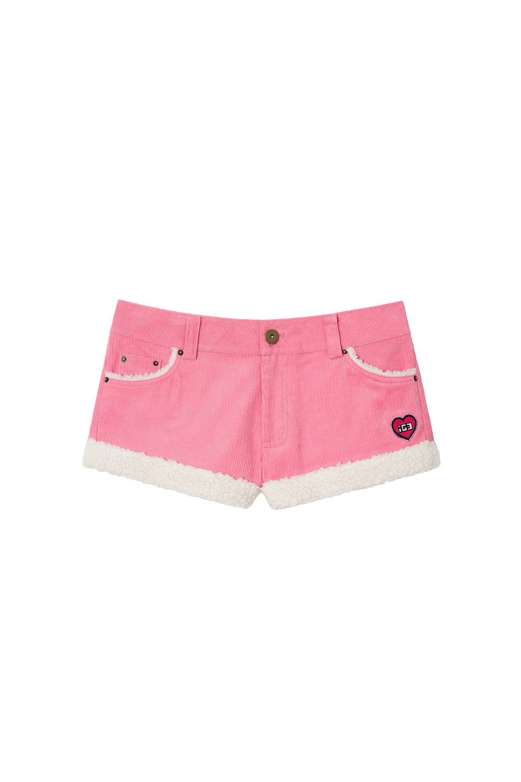 CUTE ASS CORDUROY SHORTS PINK