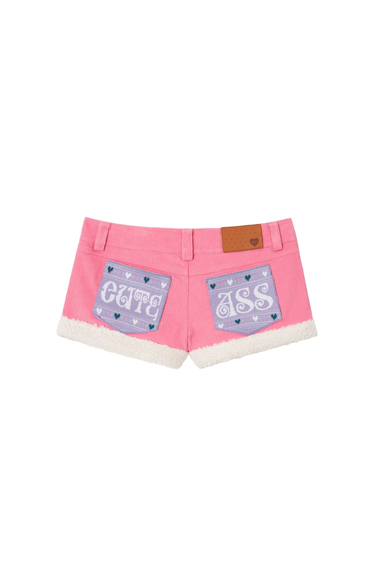 CUTE ASS CORDUROY SHORTS PINK