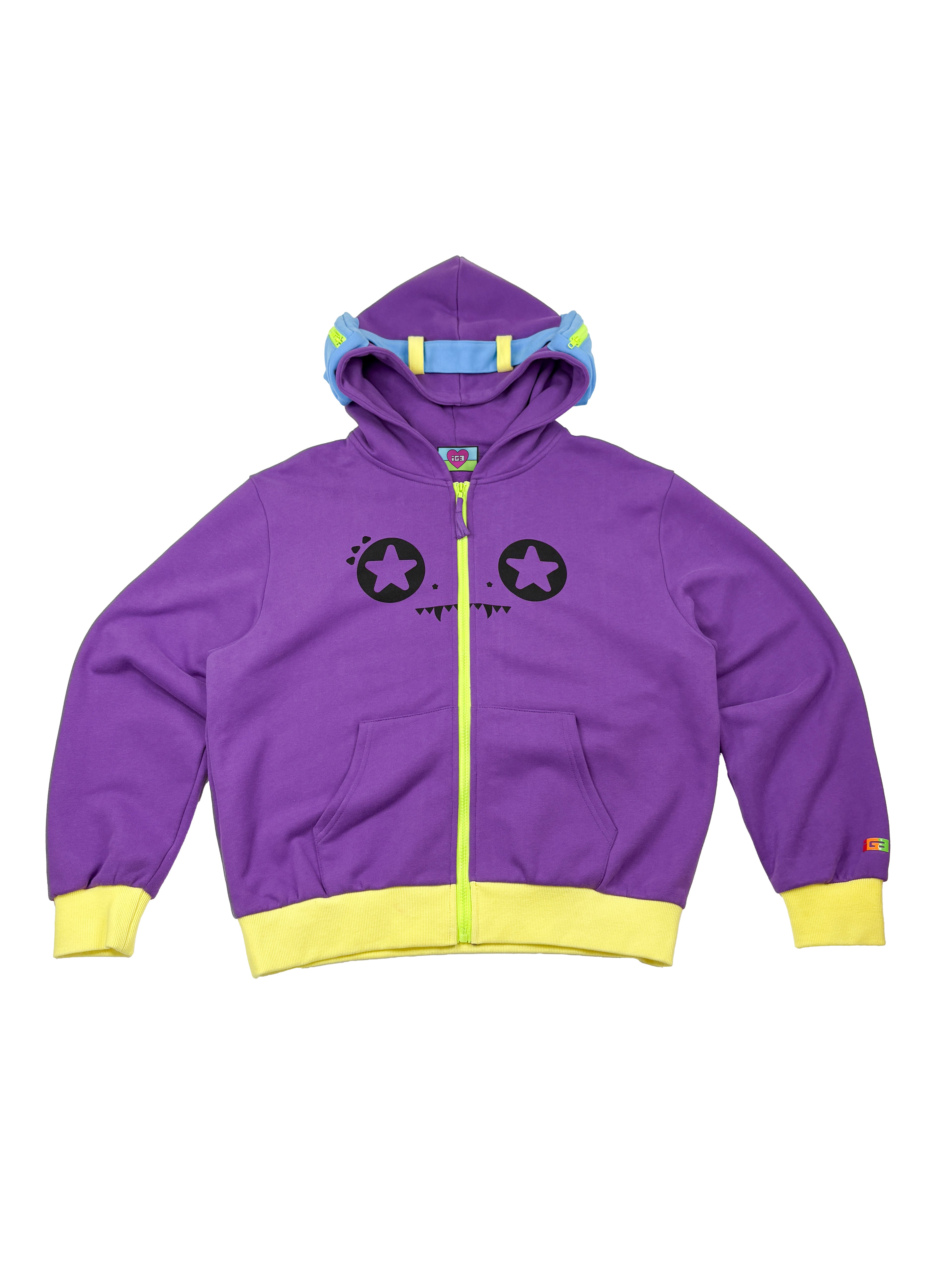 Gaming Zip Hoodie (Purple)