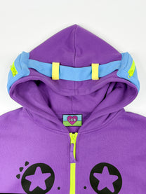 Gaming Zip Hoodie (Purple)