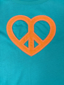 Heart Peace Layered Top