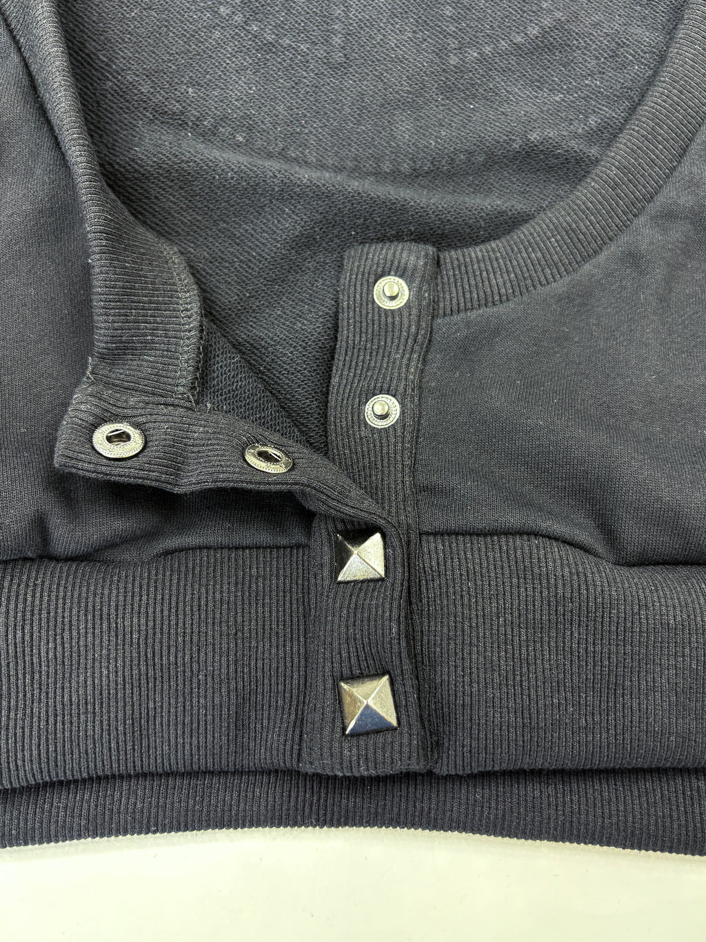 Peace Stud Hoodie Cardigan