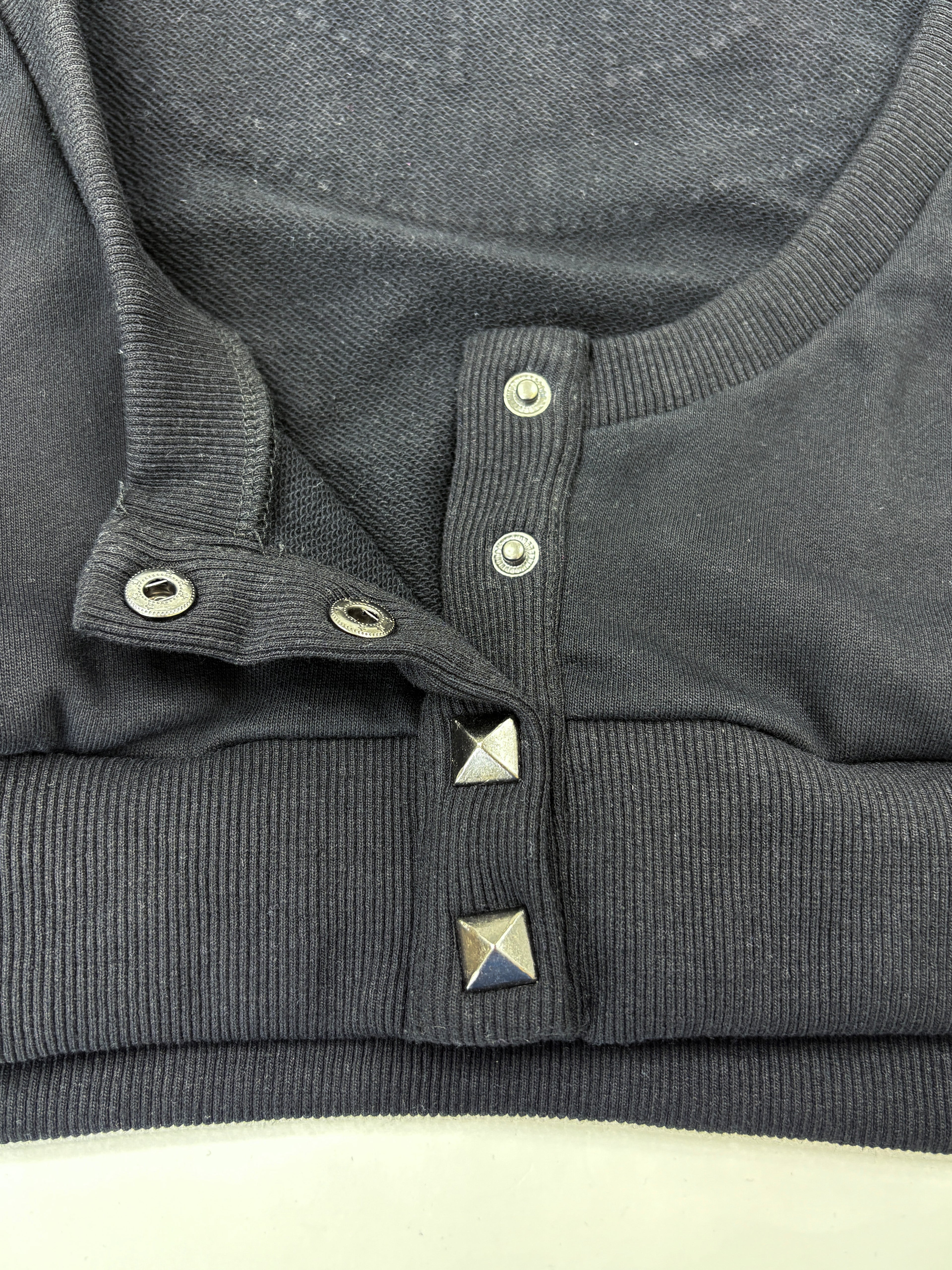 Peace Stud Hoodie Cardigan